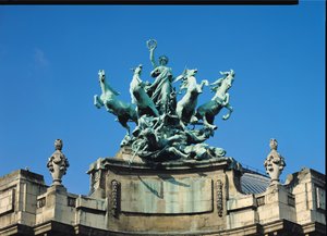 Quadriga, c.1897-1900 door Georges Recipon